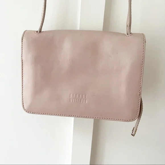 STUART WEITZMAN pink leather side bag - Picture 6 of 7
